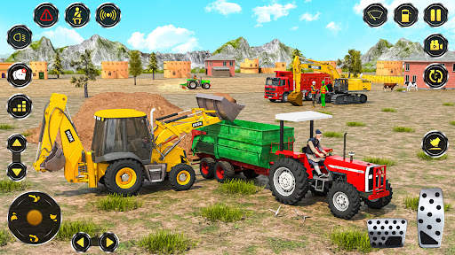 Real JCB Backhoe Loader Game screenshot 1