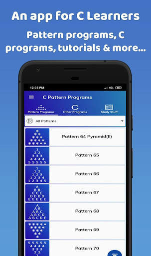 C Pattern Programs screenshot 1