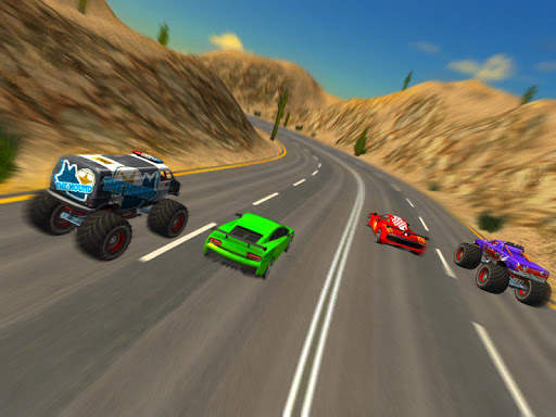Crazy Car vs Monster Racing 3D screenshot 9