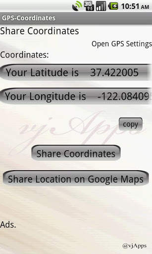 GPS Coordinates GPS Location screenshot 3