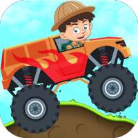 Truck and Cars Racing Offroad Mountain logo