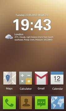 Square GO Launcher Theme screenshot 3