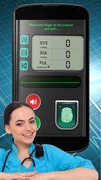 Finger Blood Pressure BP Scanner Calculator Prank screenshot 2