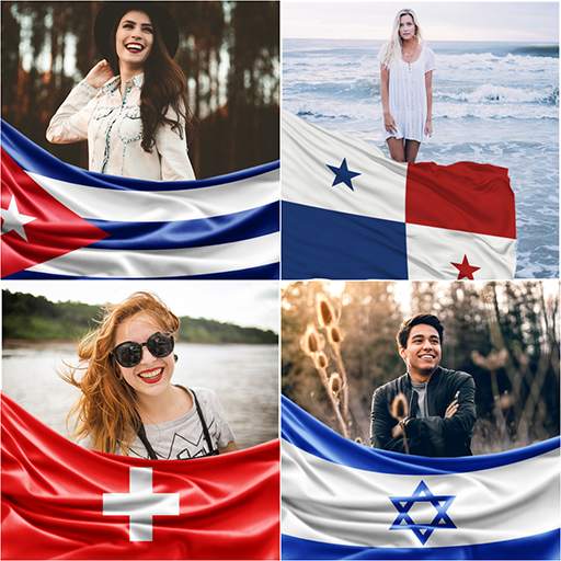 Flags of the world with photo screenshot 2