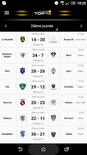 Ligue Nationale de Rugby screenshot 4