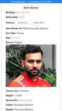 Indian Cricketers -Journey screenshot 2