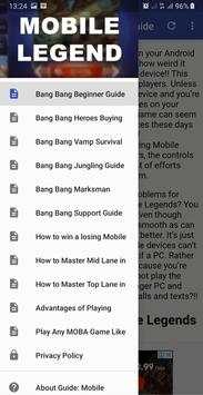 Guide: Mobile Legend Bang Bang screenshot 1