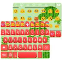 Sweet Watermelon Vitamin Emoji Keyboard Skin logo