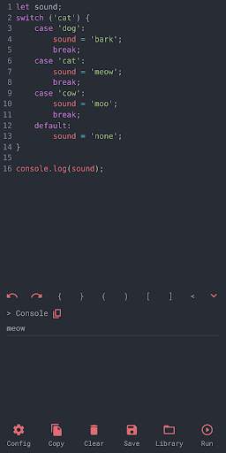 JavaScript Editor 4 تصوير الشاشة