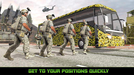 Offroad US Army Bus Transport screenshot 2