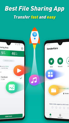 Zender: India Share & File Transfer, Zender Now screenshot 1