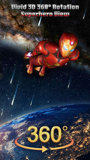 3D Iron Hero Live Wallpaper screenshot 5