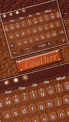 Tema Keyboard Kulit screenshot 1