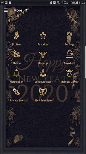 New years night Next SMS skin screenshot 3