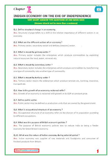 Class 11 Economics IED скриншот 3