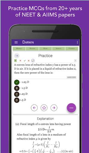 DARWIN - NEET 2021 Preparation | Free MCQs + Tests screenshot 3