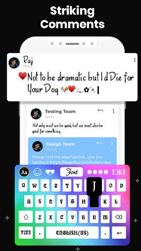 Fonts Keyboard - Emoji, Font स्क्रीनशॉट 5