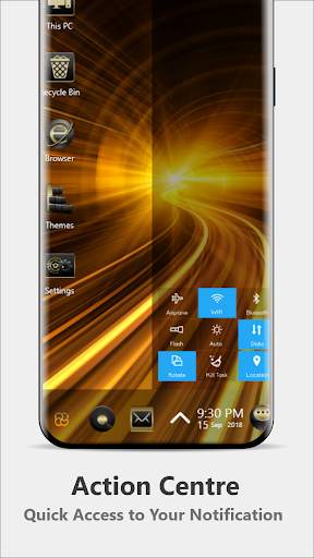 Golden Theme For Computer Launcher screenshot 6