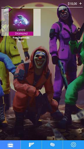 Free Diamonds Skins Fire 2021 screenshot 1