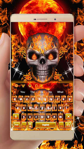 Fire skull keyboard screenshot 1