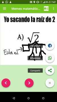 Memes de matemática para WhatApp y Facebook screenshot 4