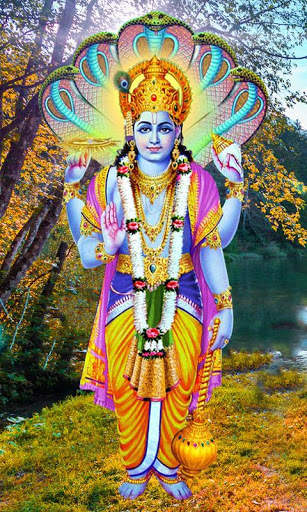 God Vishnu Live Wallpaper screenshot 3