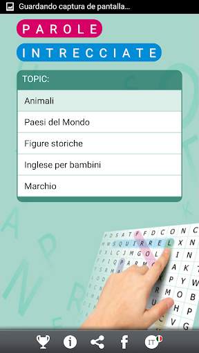 Parole Intrecciate in italiano screenshot 2