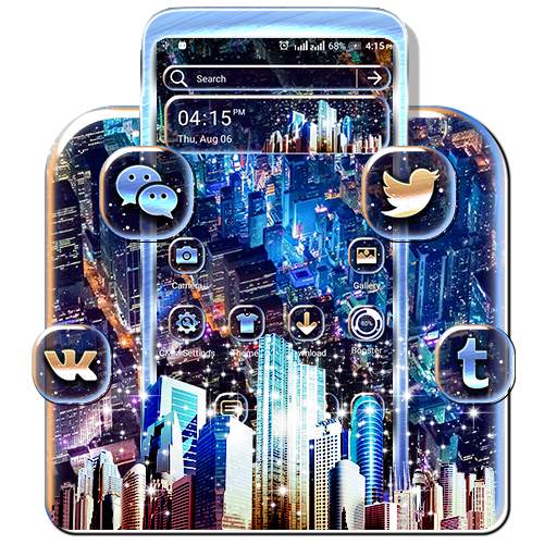 City Night Launcher Theme 1.0.3