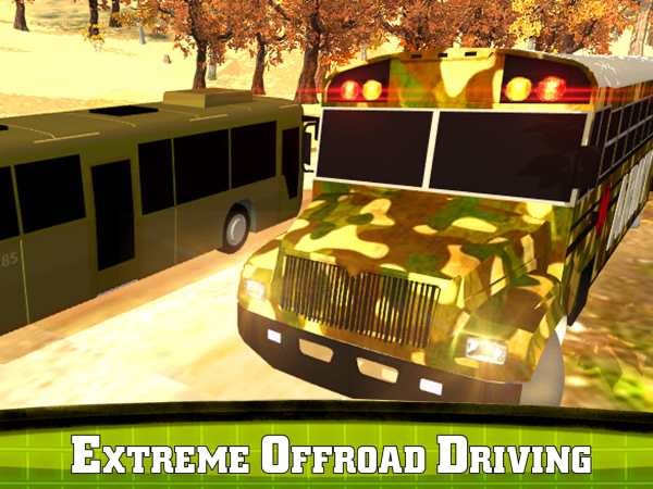 Off-Road Army Bus Simulator 3D screenshot 8