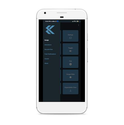 Material Design UI - UX Template | Kotlin screenshot 2