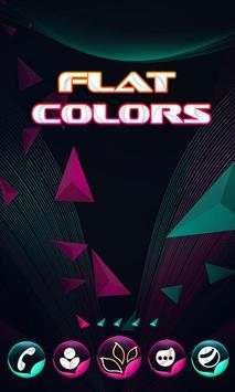 Flat Colors GO Launcher screenshot 1