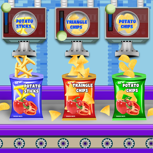 Crispy Potato Chips Factory: Snacks Maker Games icon