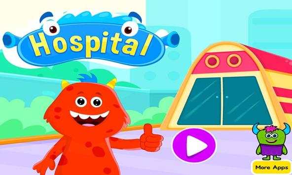 🏥 My Monster Town - Free Doctor Games For Kids 🏥 screenshot 1