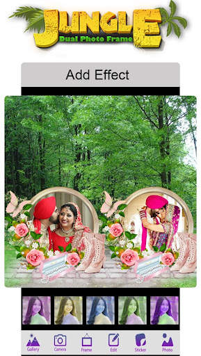 Jungle Dual Photo Frame screenshot 2