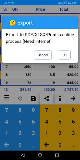 Total: Without Symbol, Billing and Date Calculator screenshot 5