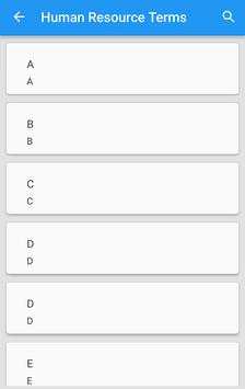 Human Resource Terms screenshot 1