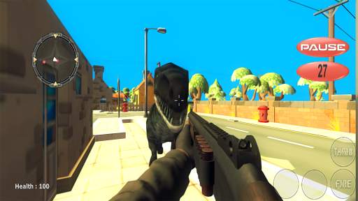 Dino Sniper berburu Kota screenshot 2