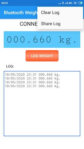 Bluetooth Weighing Scale Terminal скриншот 5