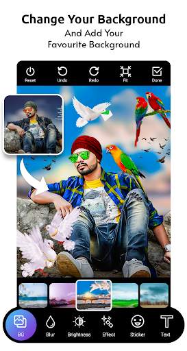 Bird Photo Editor скриншот 3