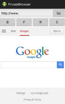 Private Browser screenshot 1