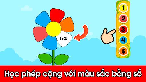 Trò chơi cộng trừ cho trẻ em screenshot 4