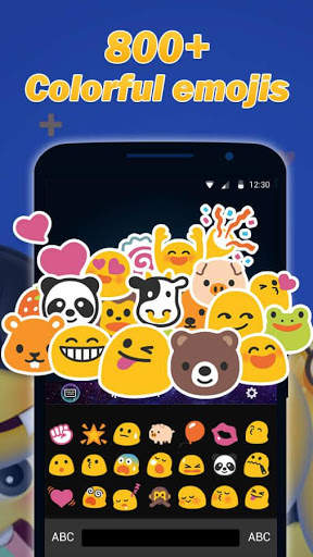 Face Emoji Keyboard Theme for Android screenshot 2