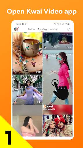 Video downloader for Kwai - Without Watermark screenshot 1