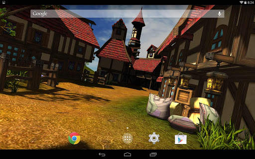 Cartoon Village 3D Live Wallpaper Lite screenshot 7