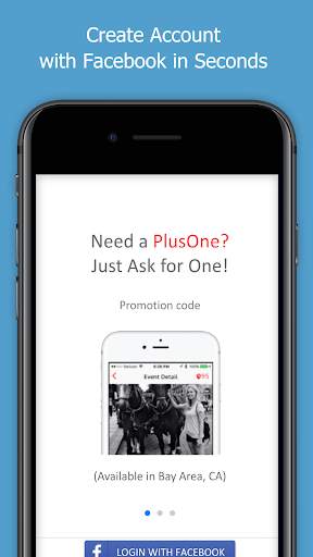 PlusOne Social screenshot 1