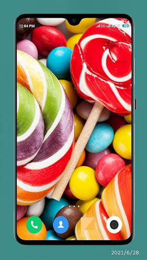 Candy wallpaper 4K screenshot 2