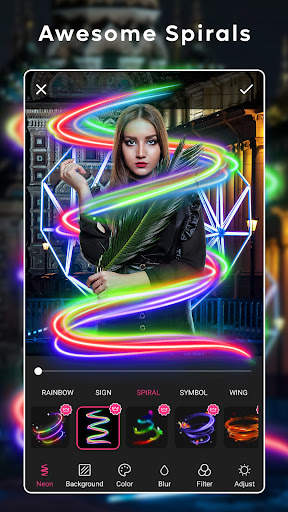 Neon Photo Editor screenshot 1