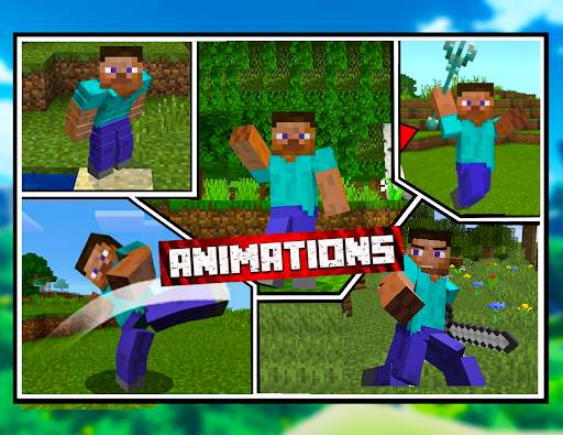 Animations Player Mod MCPE screenshot 1