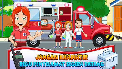 My Town : Fire station Rescue screenshot 8