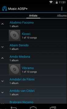 Music AOSP  screenshot 1